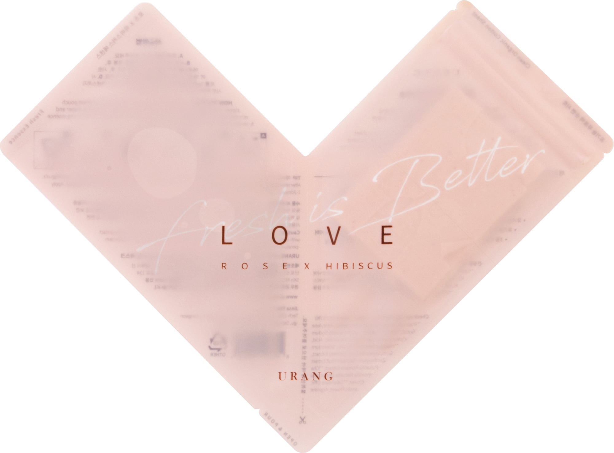 URANG Love Rose X Hibiscus Mask