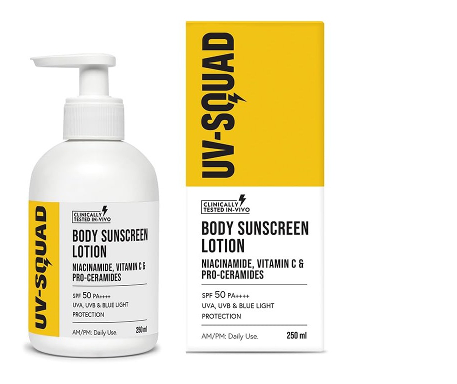 UV Squad Vitamin C & Pro-Ceramides Fluid Body Lotion SPF 50 PA++++