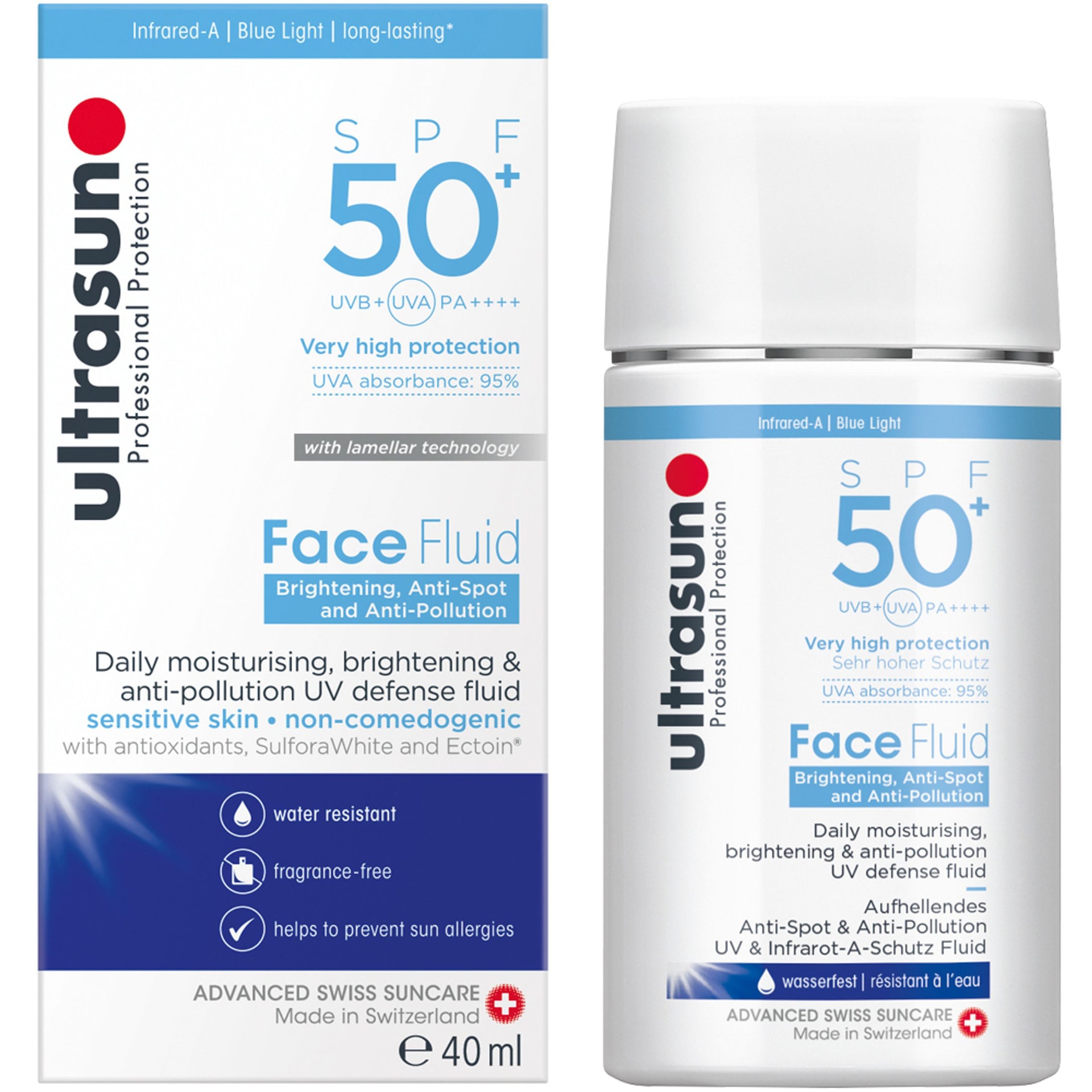 Ultrasun SPF 50+ Anti-pollution Face Fluid