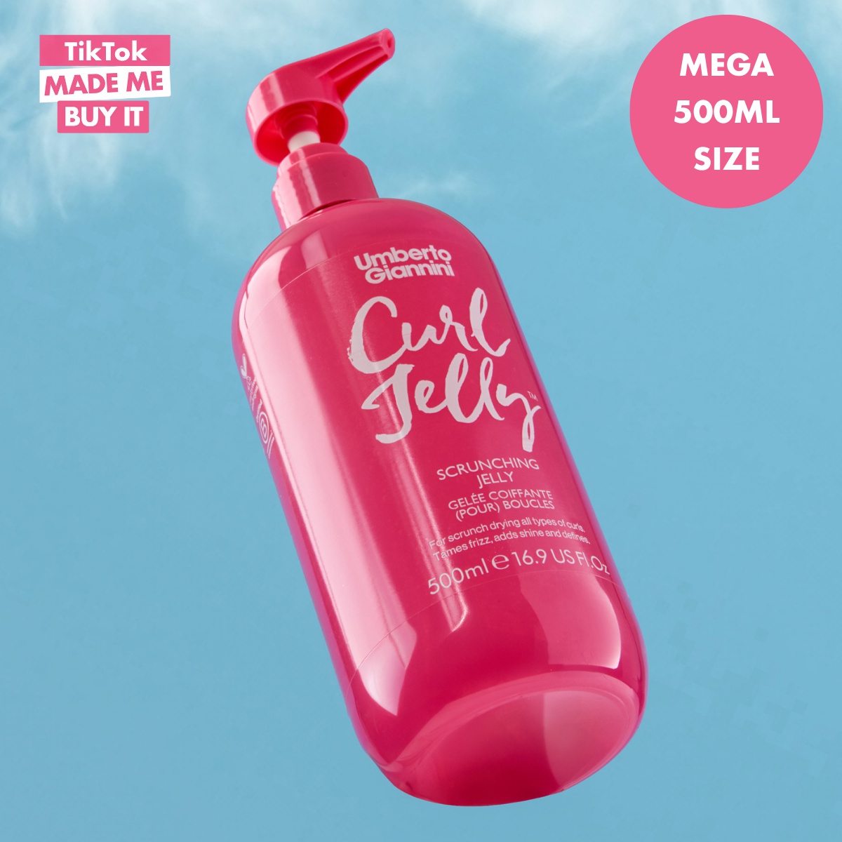 Umberto Giannini Curl Jelly Scrunching Jelly (500ml)