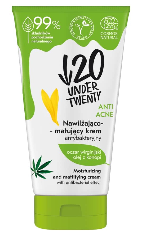 Under Twenty Moisturizing And Mattifying Cream