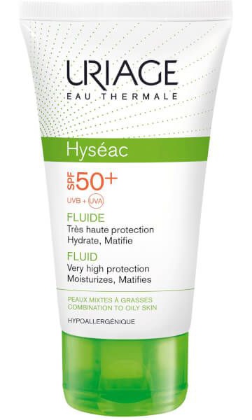 Uriage Hyséac High Protection Emulsion For Combination To Oily Skin Spf50+