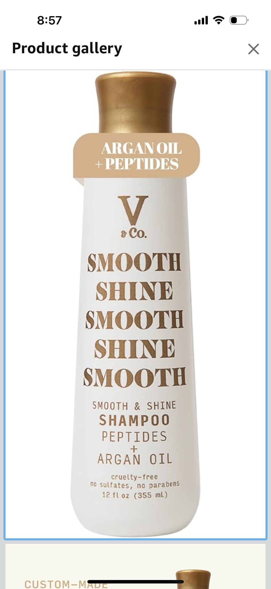 V&co Argan Oil Shampoo