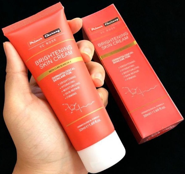 VC Rose Primer Cherang VC Rose Brigtening Skin Cream