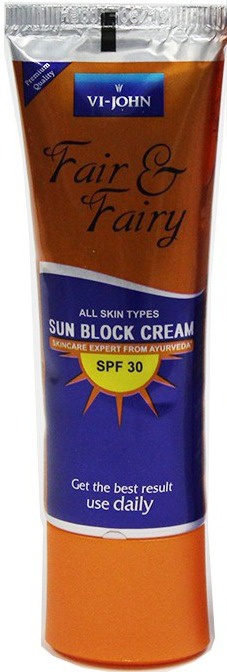 VI-JOHN Fair & Fairy Sunblock Cream SPF30