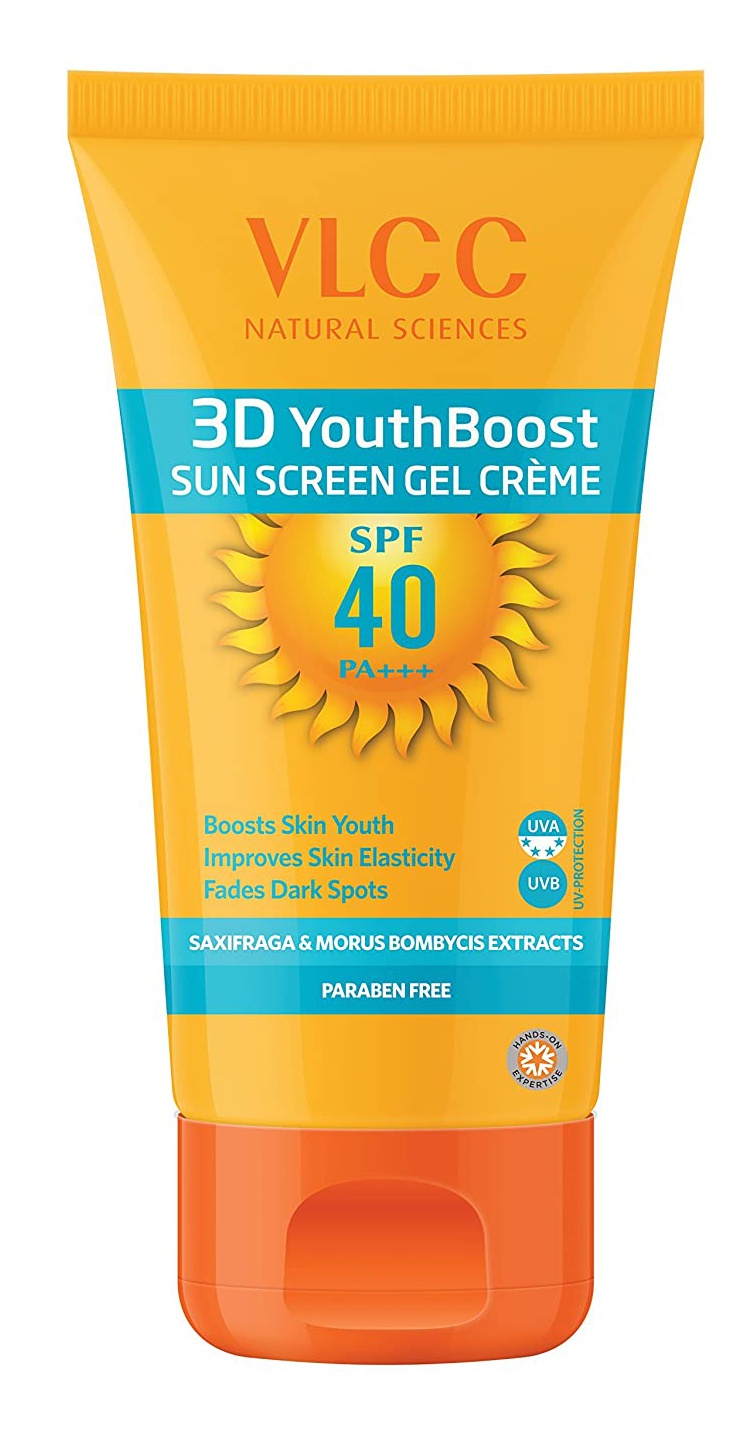 VLCC 3D Youth Boost Sunscreen Gel Creme Spf40 Pa +++