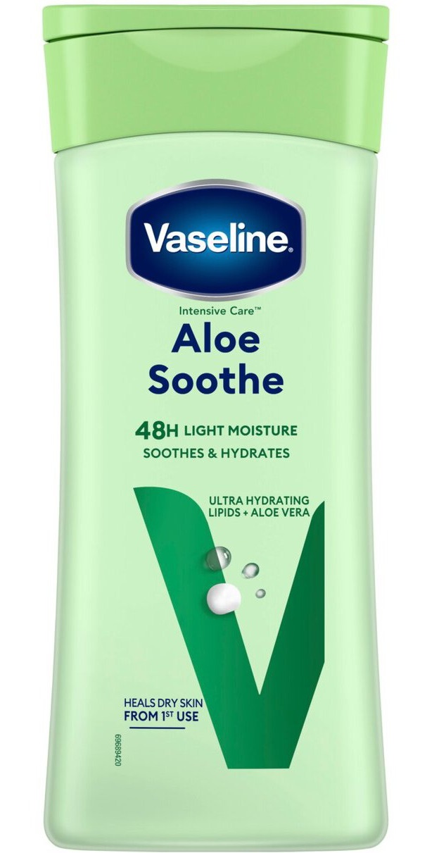 Vaseline Aloe Soothe 48h Moisture Non Greasy Lotion