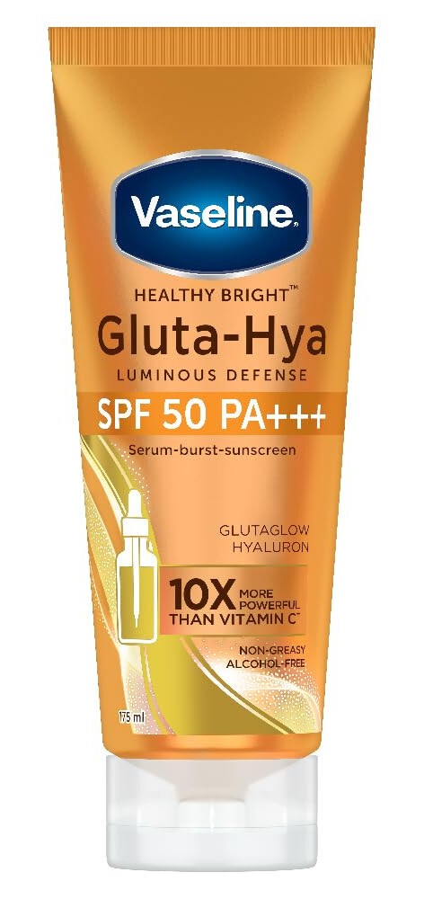 Vaseline Gluta-hya Luminous Defense SPF 50 Pa+++ Sunscreen 10x