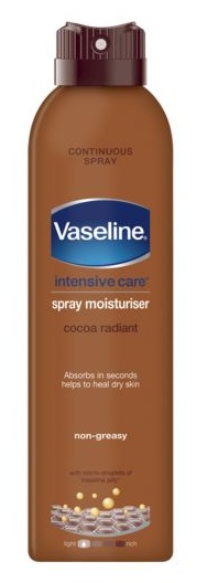 Vaseline Intensive Care Spray Moisturiser Cocoa Radiant