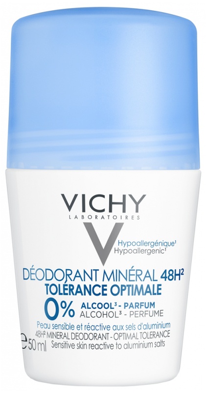 Vichy 48H Mineral Deodorant Optimal Tolerance Roll-On