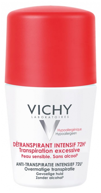 Vichy Deodorant 72H Intensive Detranspirant - Roll-On