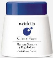Violetta Clear Face Secative And Regulating Mask
