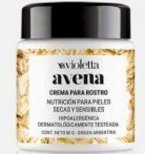 Violetta Crema Rostro Piel Seca Y Sensible Avena