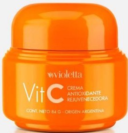 Violetta Crema Vit C Antioxidante Y Rejuvenecedora