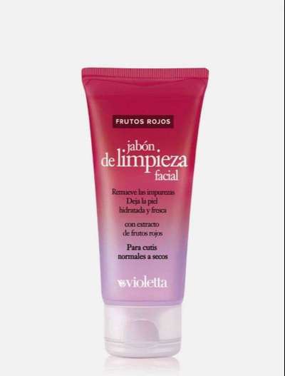 Violetta Jabon De Limpieza Facial Con Frutos Rojos
