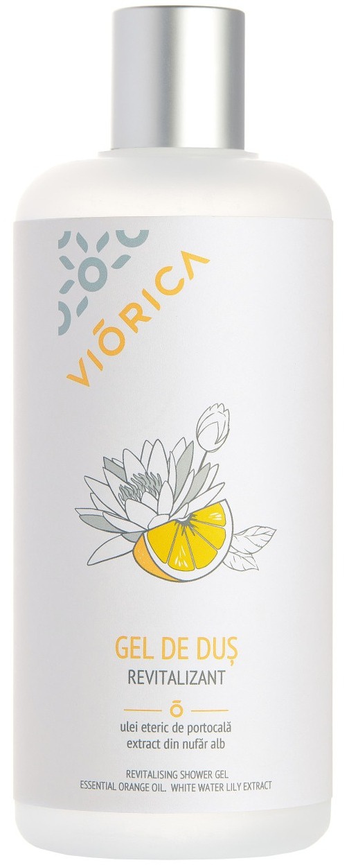 Viorica Cosmetics Gel De Dus Cu Ulei De Portocala Si Nufar Alb