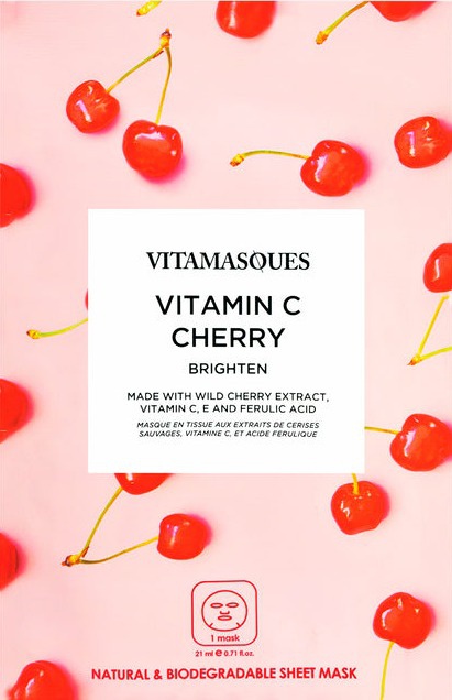 Vitamasques Vitamin C Cherry Face Sheet Mask
