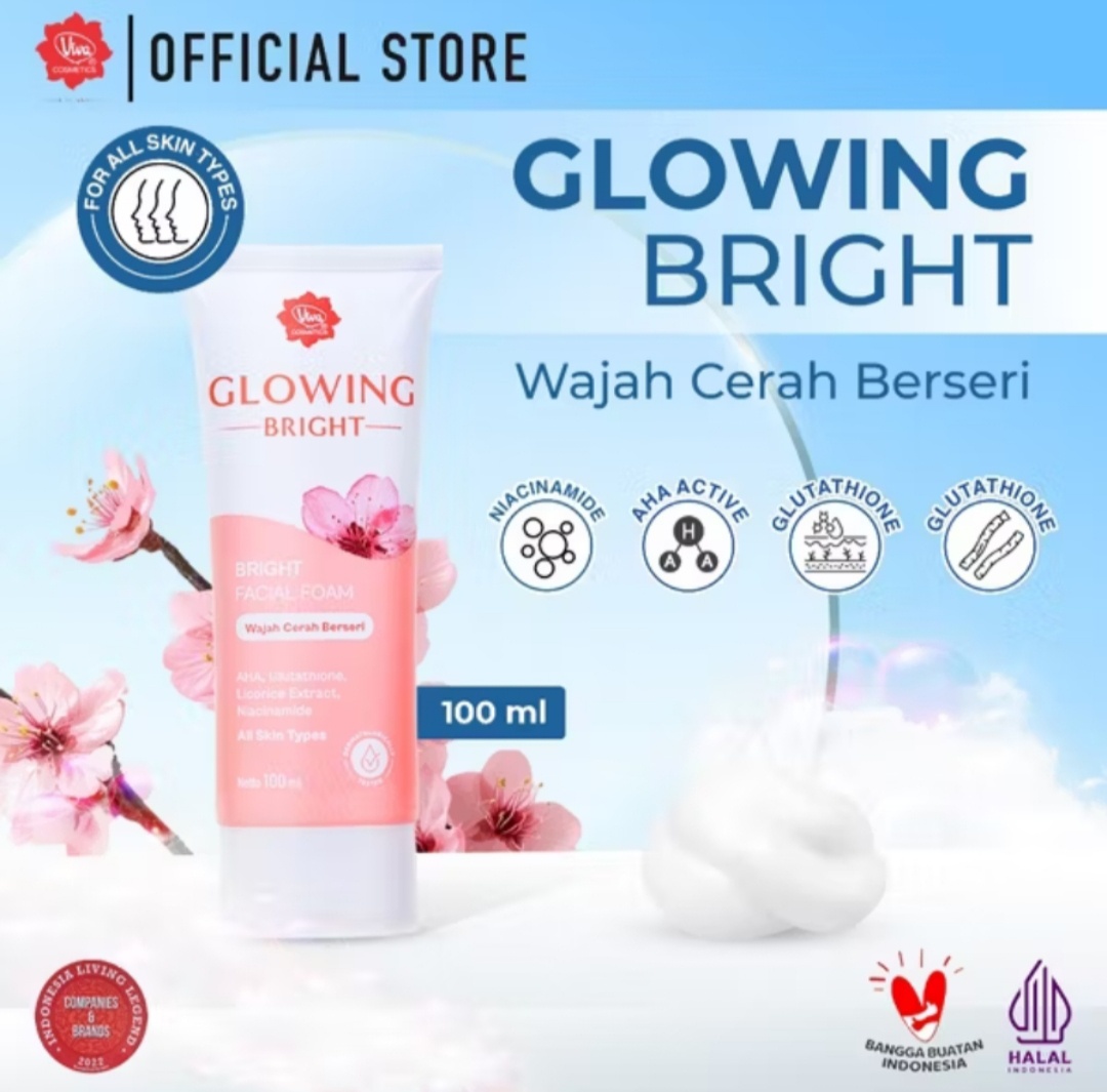 Viva Cosmetics Glowing Bright Facial Foam