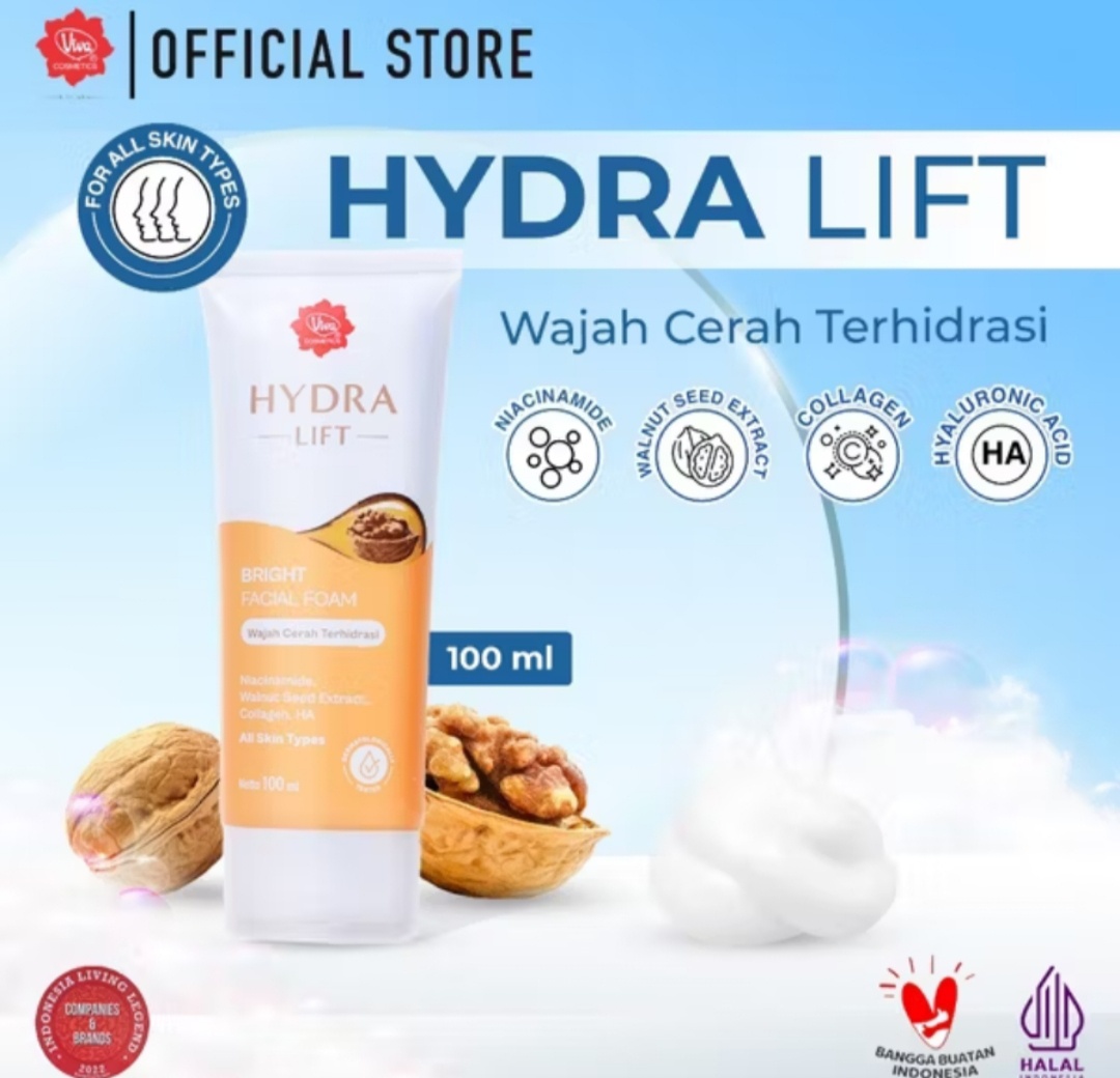 Viva Cosmetics Hydra Lift Bright Facial Foam