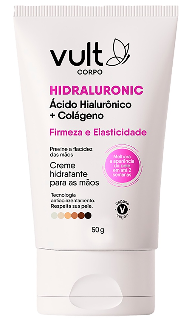 Vult Creme Hidratante Para Mãos Hidraluronic Firmeza E Elasticidade