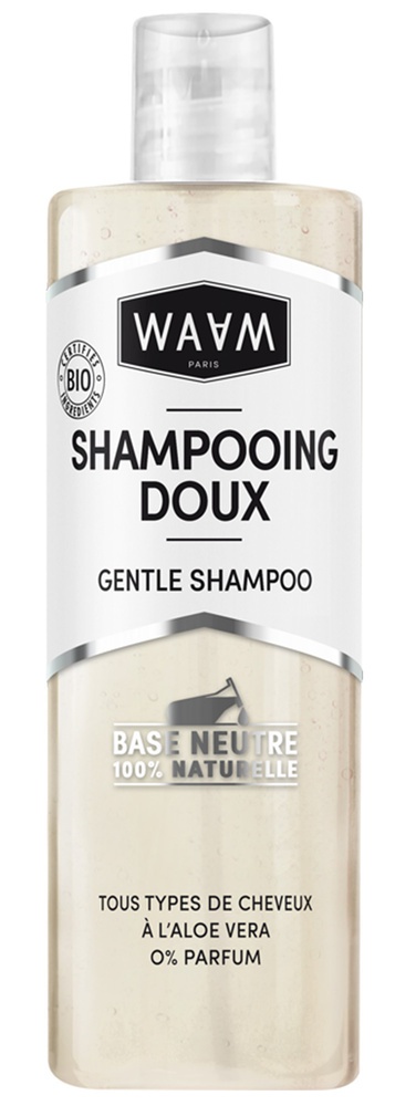 WAAM Gentle Aloe Vera Shampoo Base Shampooing doux à l’Aloe Vera