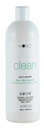 WORLD Clean Multi-Purpose Hair & Skin Cleanser