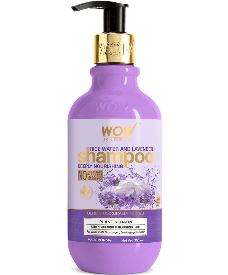 WOW skin science Rice Water Shampoo