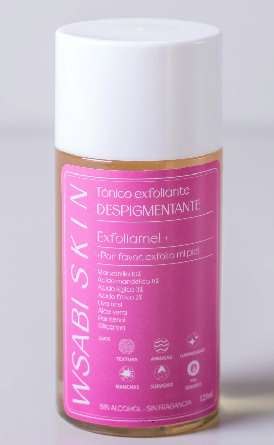 WSABI SKIN Tónico Exfoliante Despigmentante
