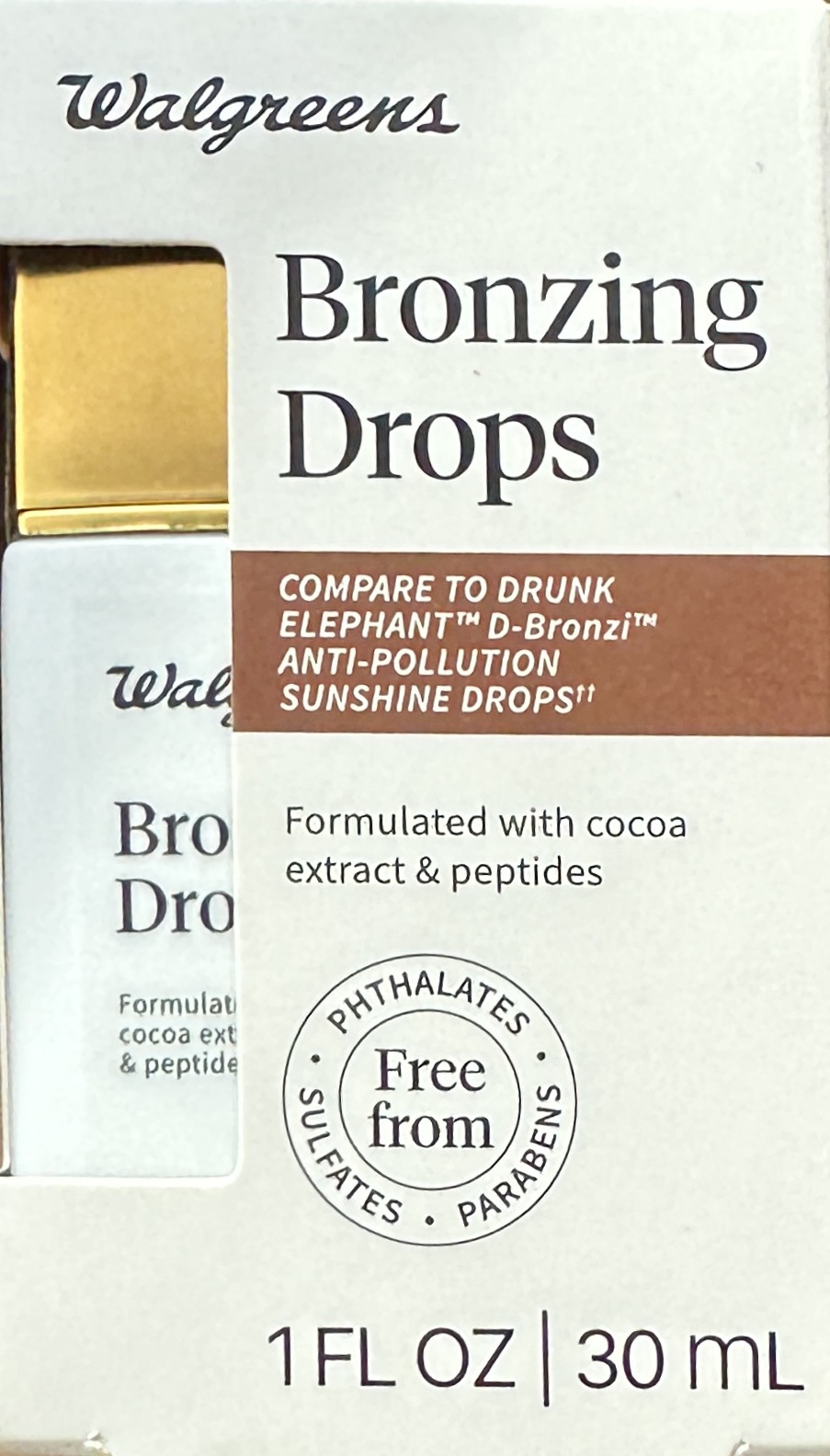 Walgreens Bronzing Drops