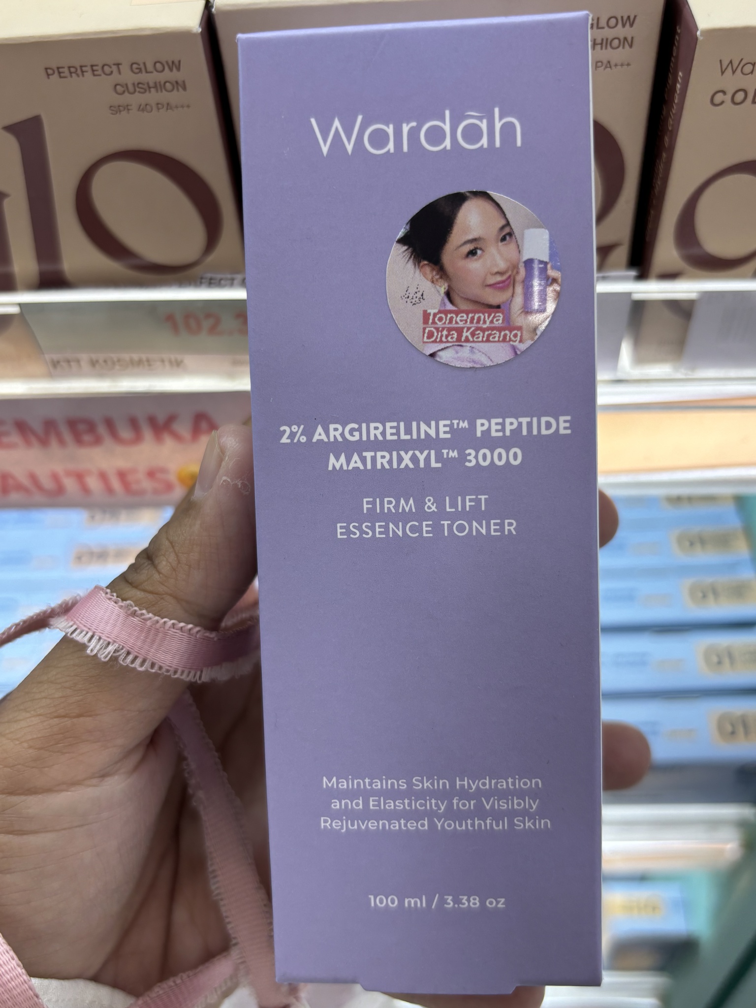 Wardah 2% Argireline™ Peptide Matrixyl™ 3000 Firm & Lift Essence Toner
