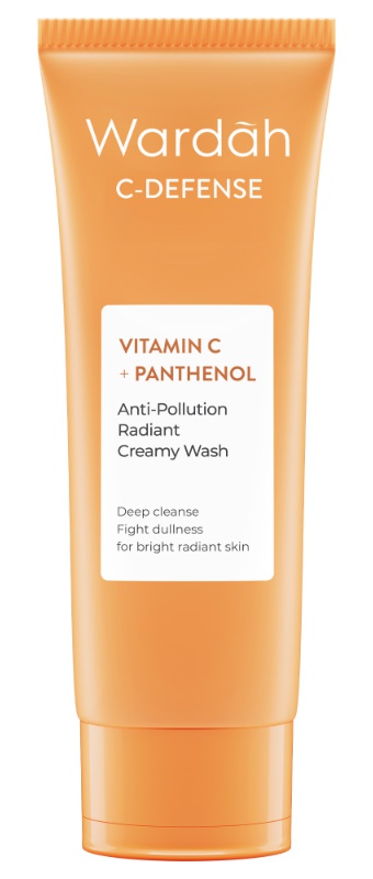 Wardah C Defense Vitamin C + Panthenol Anti Pollution Radiant Creamy Wash