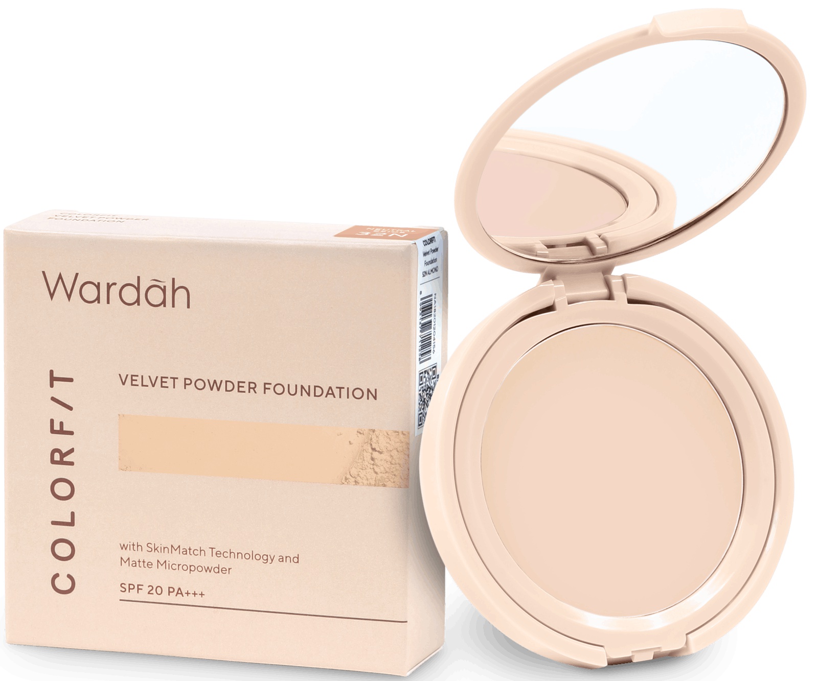 Wardah Colorfit Velvet Powder Foundation