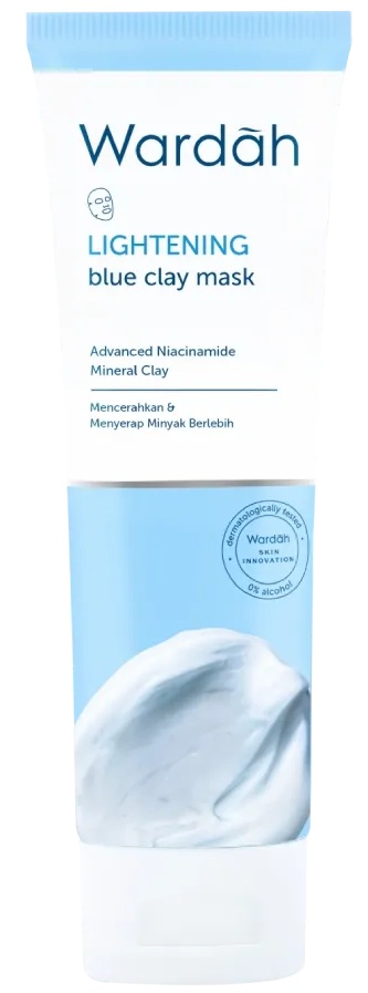 Wardah Lightening Blue Clay Mask