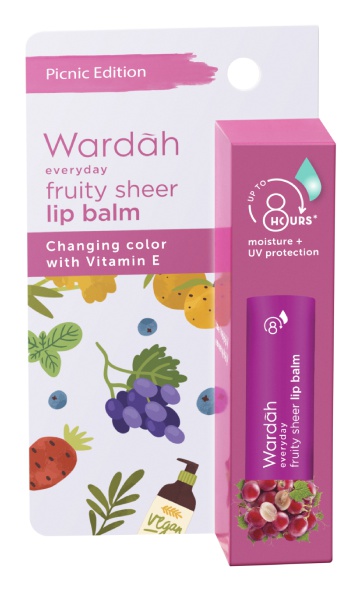 Wardah Lip Balm Picnic Limited Edition - Grape