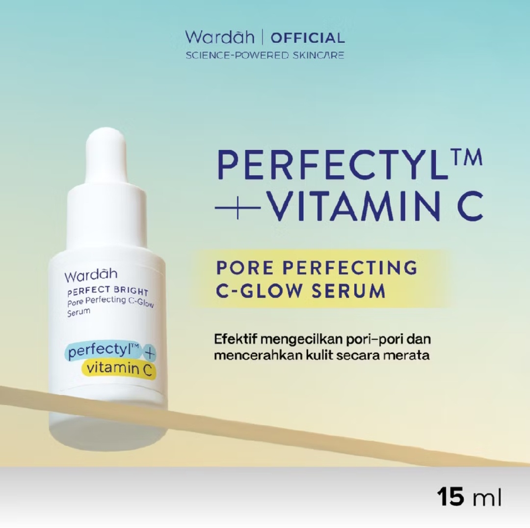 Wardah Perfect Bright Perfectyl + Vitamin C Pore Perfecting C-glow Serum
