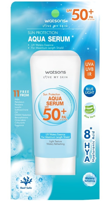 Watsons Sun Protection Aqua Serum SPF50 Pa ++++