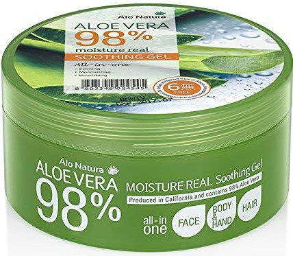 Welcos 98% Aloe Vera Moisture Real Soothing Gel All In One