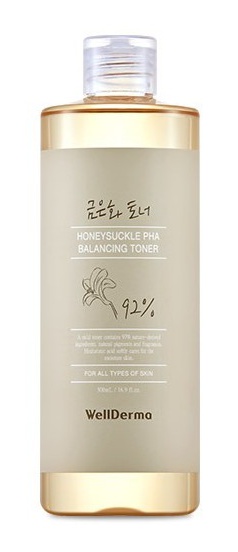 Wellderma Honeysuckle PHA Balancing Toner