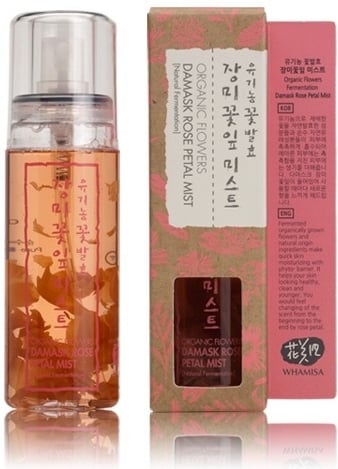 Whamisa Organic Flowers Damask Rose Petal Mist