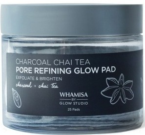 Whamisa by Glow Studio Charcoal Chai Tea Pore Refining Glow Pad
