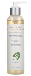 White Egret Personal Care Skin Toning Facial Cleanser