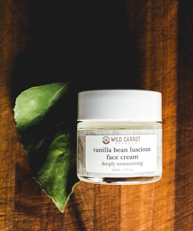 Wild Carrot Herbals Vanilla Bean Luscious Face Cream