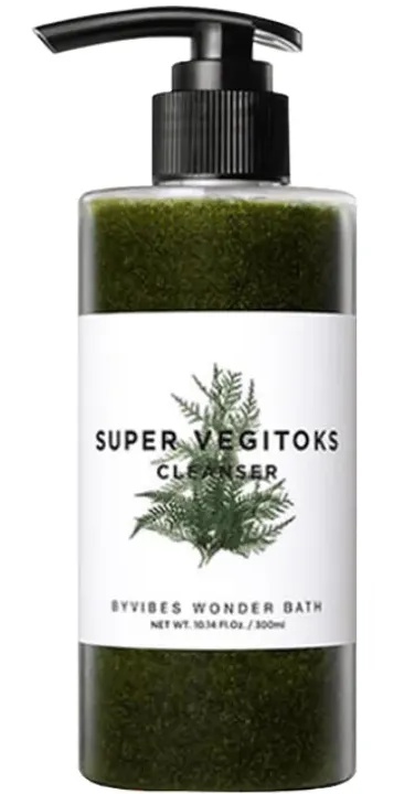 Wonder Bath Super Vegitoks Gel Foam Deep Cleanser [green]
