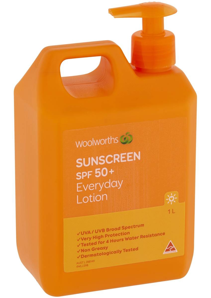 Woolworths Sunscreen SPF 50+ Everyday Lotion