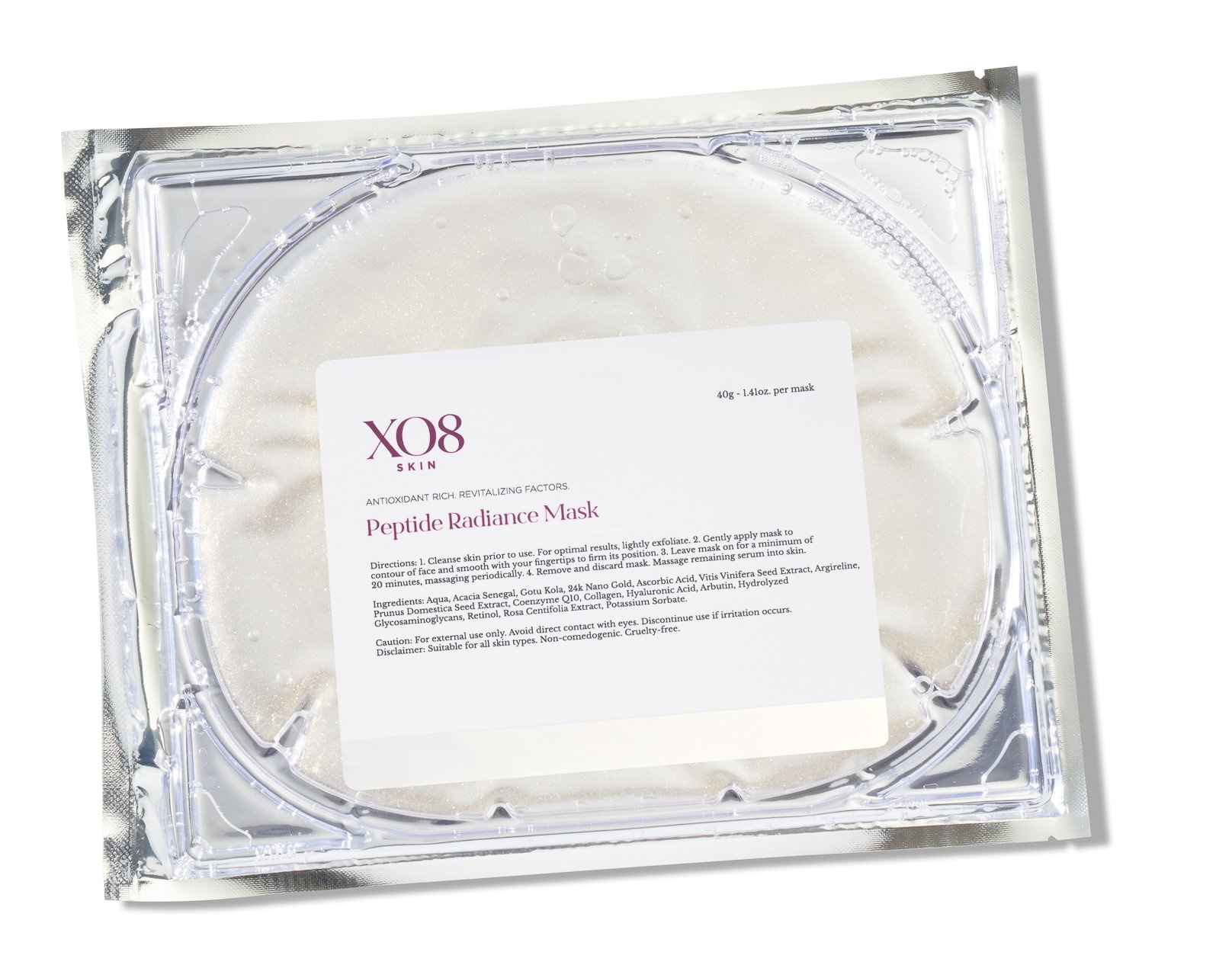 XO8 Cosmeceuticals Peptide Radiance Mask