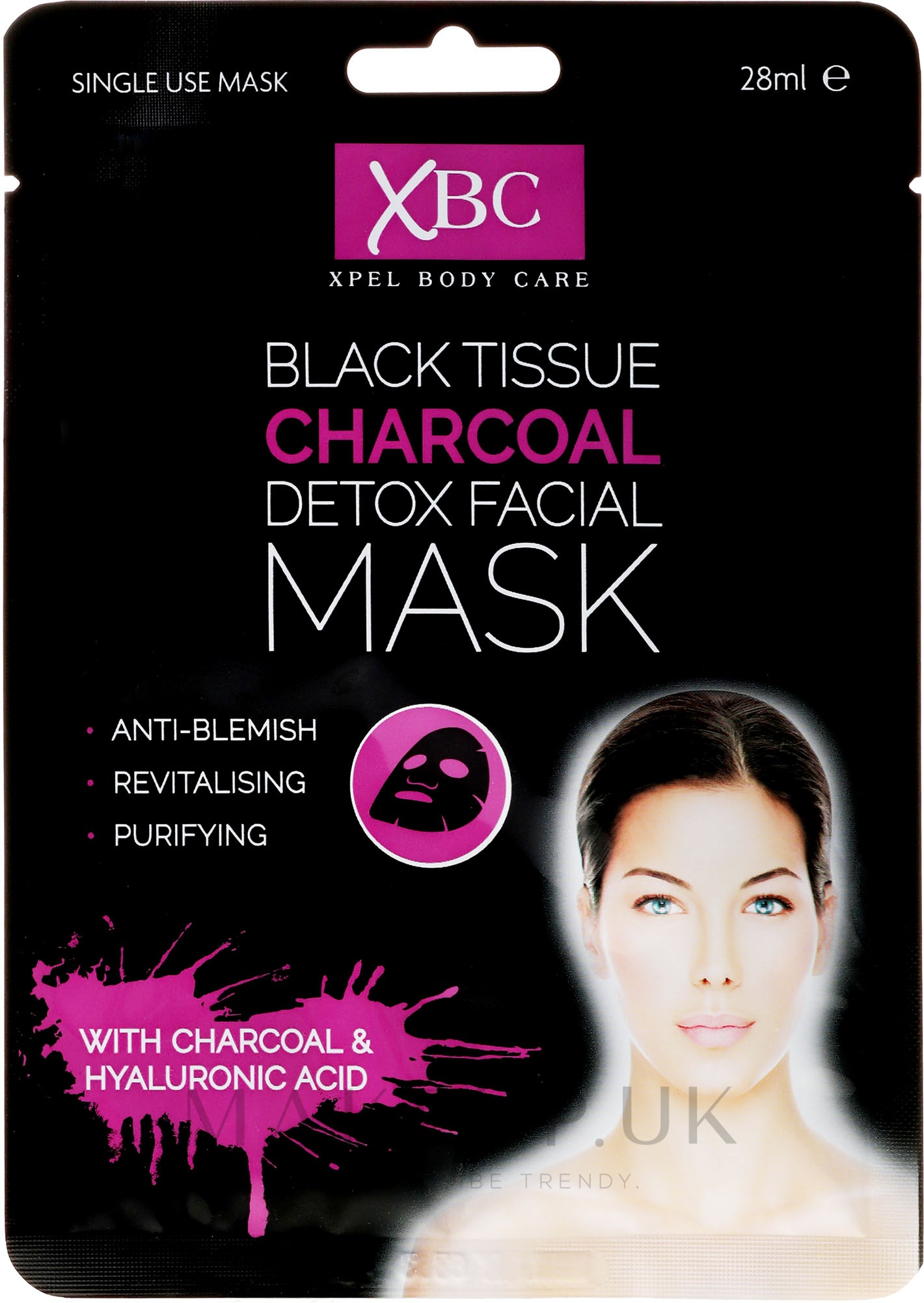 XPel body care Charcoal Detox Facial Mask