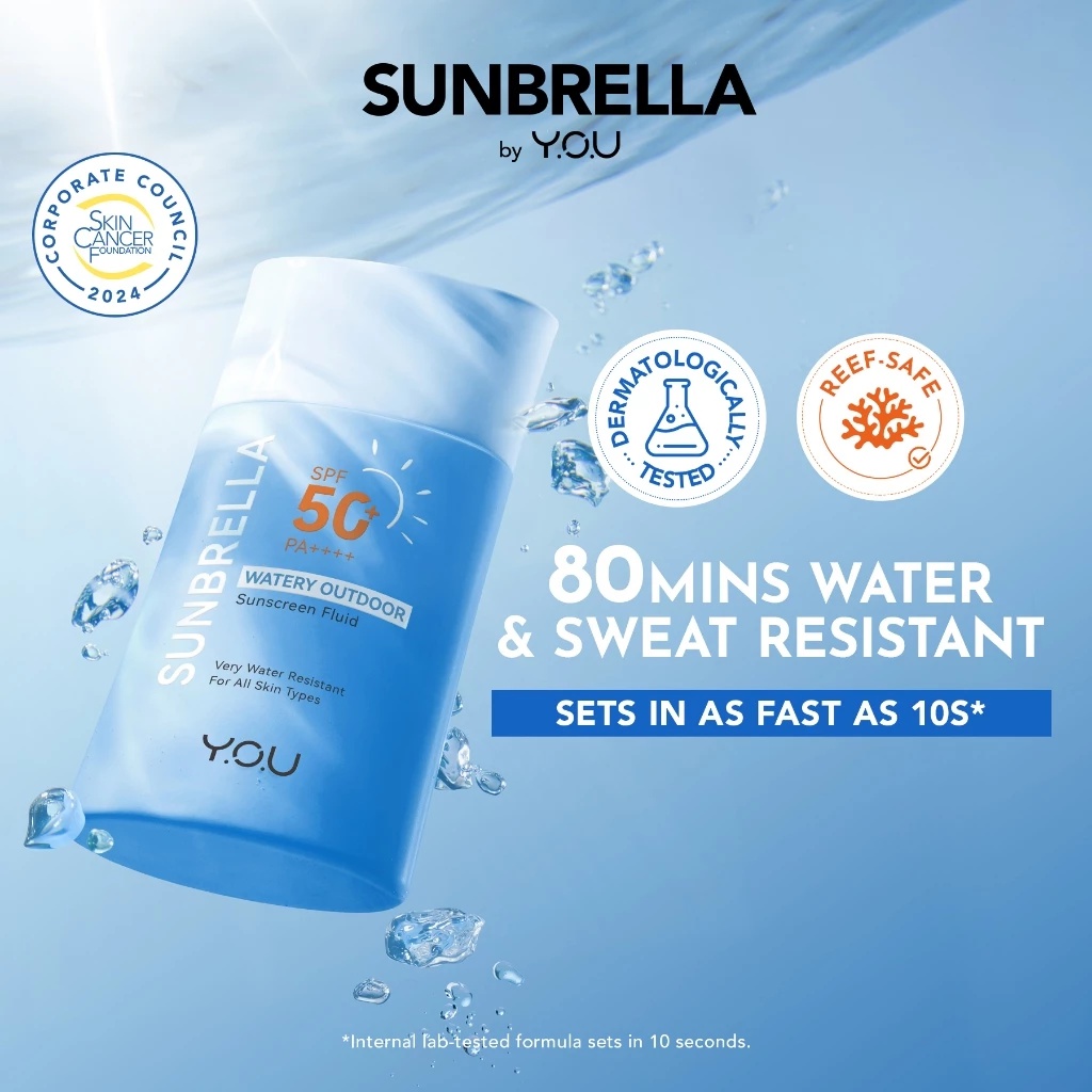 Y.O.U. Beauty Sunbrella Watery Outdoor Sunscreen Fluid SPF50+ Pa++++