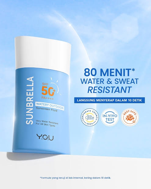 Y.O.U. Watery Outdoor Sunscreen Fluid