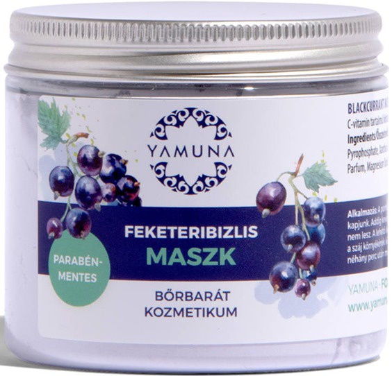 Yamuna Feketeribizlis Maszk