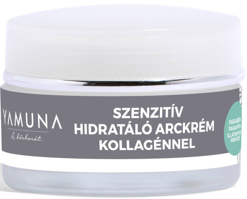 Yamuna Szenzitív Hidratáló Arckrém Kollagénnel